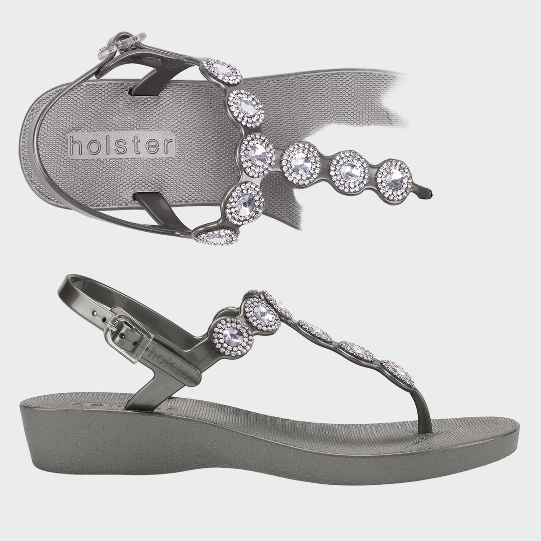 Aurora Gem – Pewter Shine Jasmine's Boutique Australia