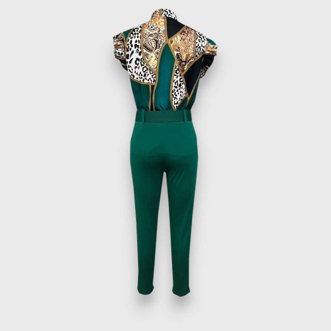 Two-Piece Set with Modern Leopard Print Jasmine's Boutique Australia