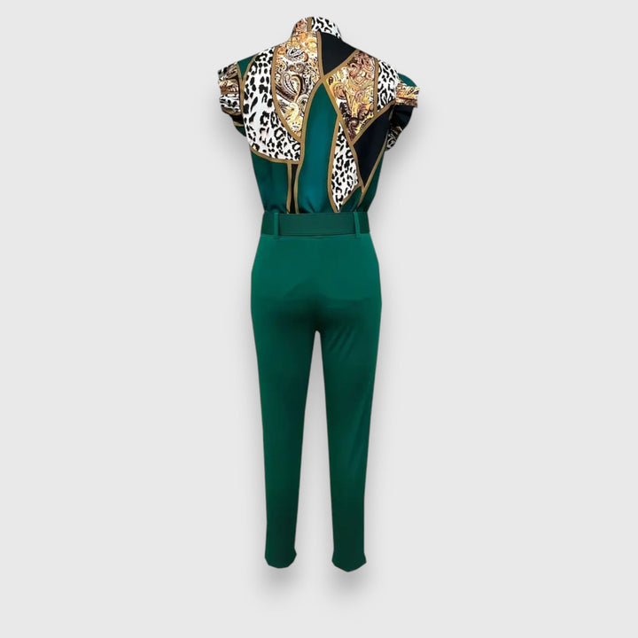 Two-Piece Set with Modern Leopard Print Jasmine's Boutique Australia