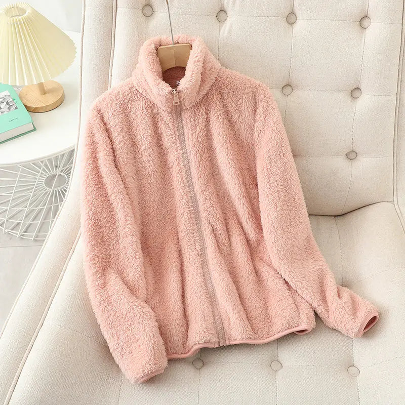 Cozy Fleece Zip Jacket Jasmine's Boutique Australia