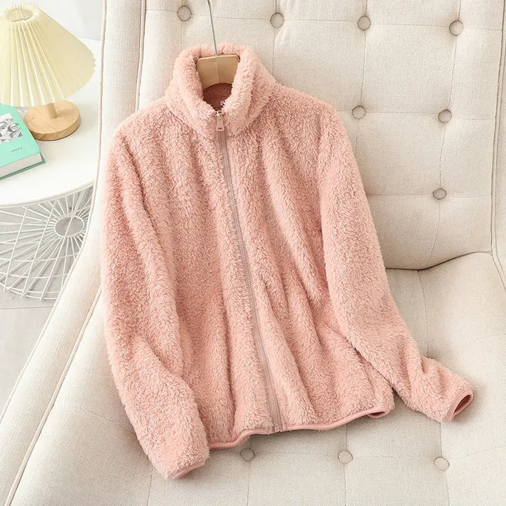 Cozy Fleece Zip Jacket Jasmine's Boutique Australia