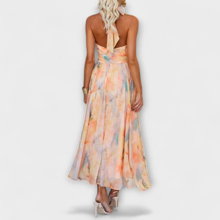 Maxi Dress with Watercolor Jasmine's Boutique Australia