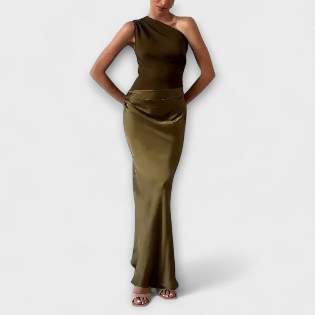 Maxi Dress with Open Shoulder Jasmine's Boutique Australia