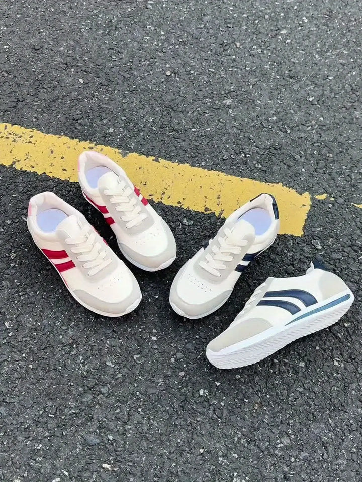 Retro Stripe Runner Sneakers Jasmine's Boutique Australia