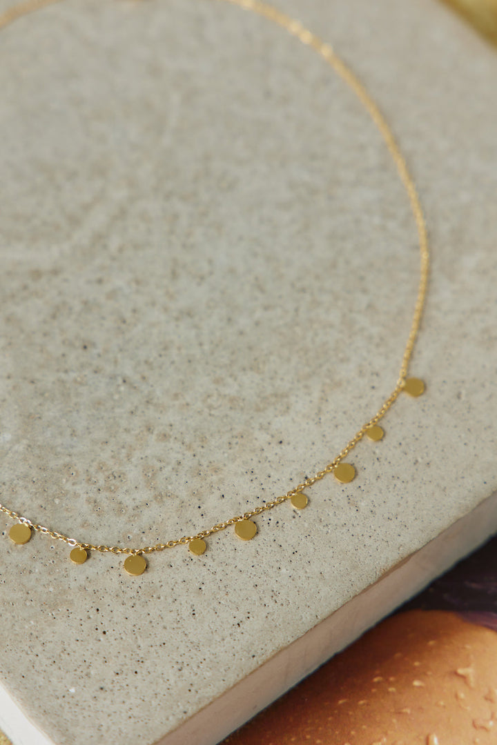 18-Karat Gold Necklace with Golden Hues Jasmine's Boutique Australia