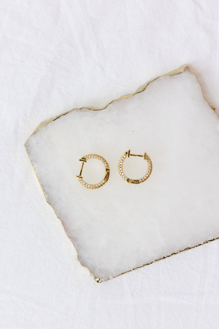 Madeleine 18 Karat Gold-Plated Earrings Jasmine's Boutique Australia