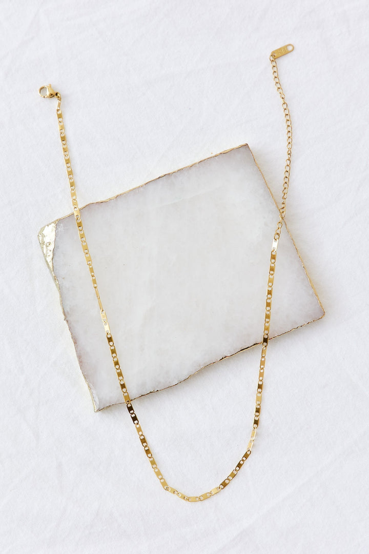 18 Karat Gold Plated Necklace Delicious Moments Jasmine's Boutique Australia