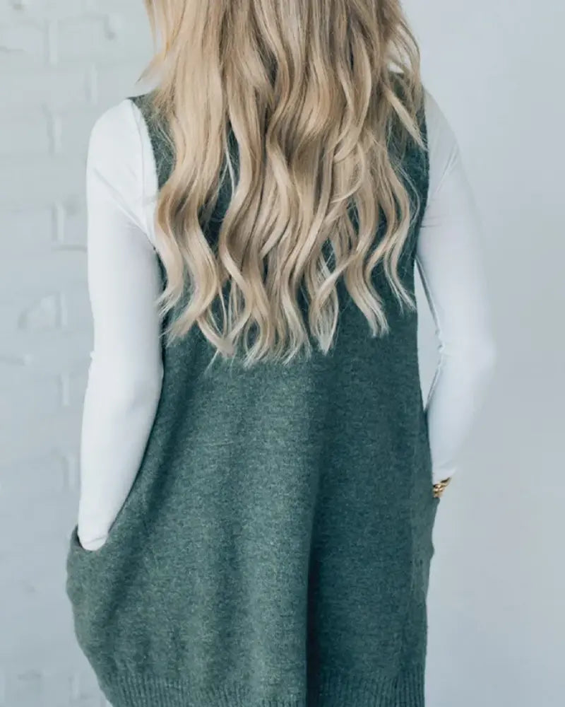 Cozy Chic Sleeveless Knit Tunic Jasmine's Boutique Australia