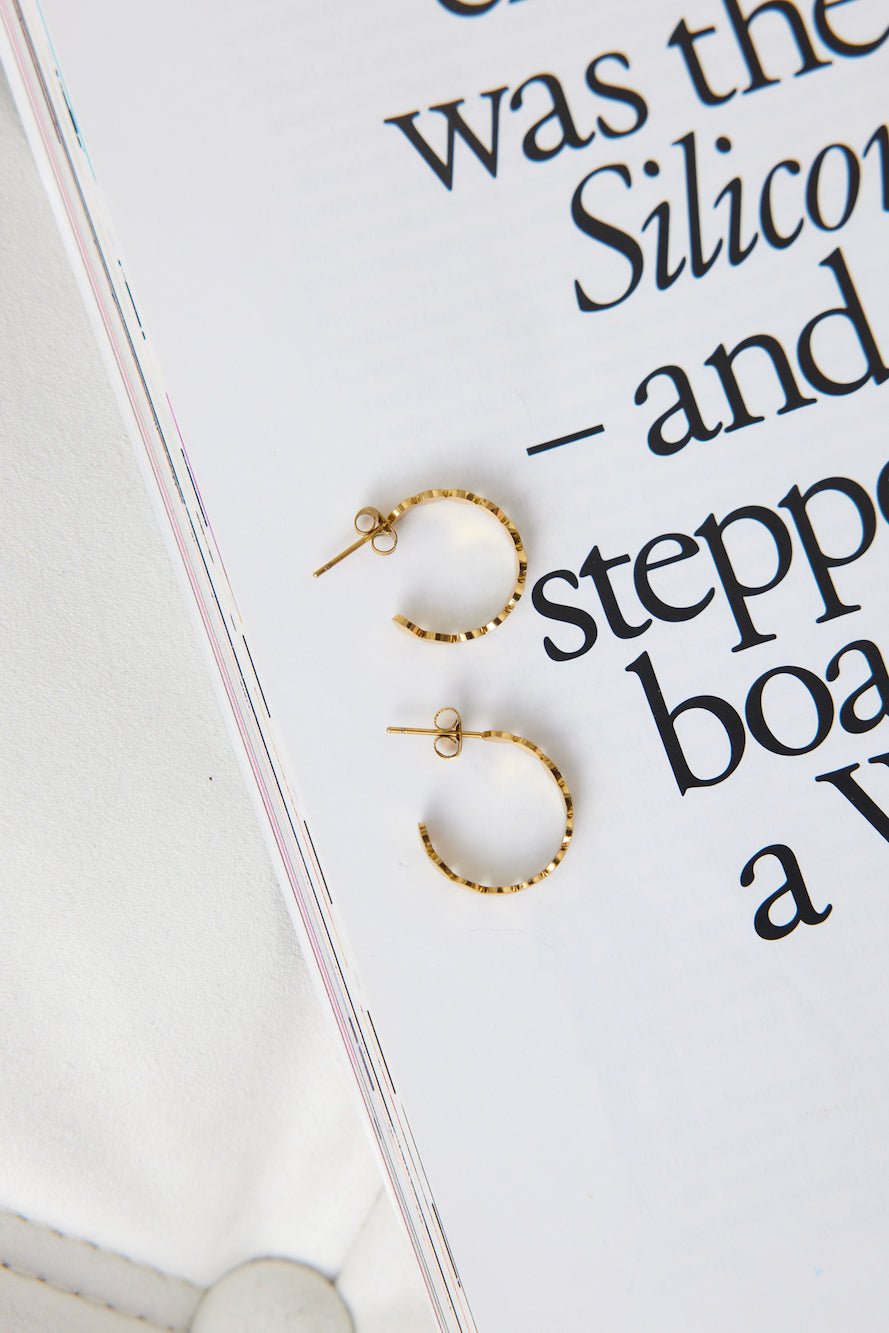 18 Karat Gold Plated Ares World Earrings Jasmine's Boutique Australia