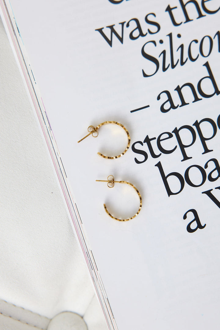 18 Karat Gold Plated Ares World Earrings Jasmine's Boutique Australia