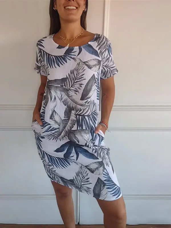 Tropical Serenity Shift Dress Jasmine's Boutique Australia