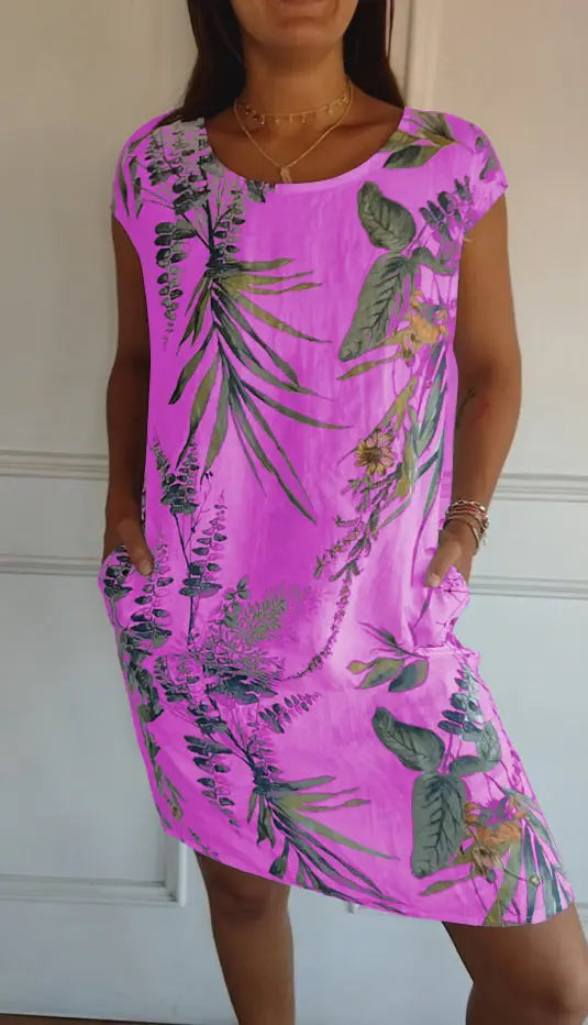 Tropical Serenity Shift Dress Jasmine's Boutique Australia