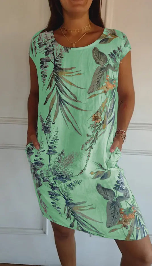 Tropical Serenity Shift Dress Jasmine's Boutique Australia
