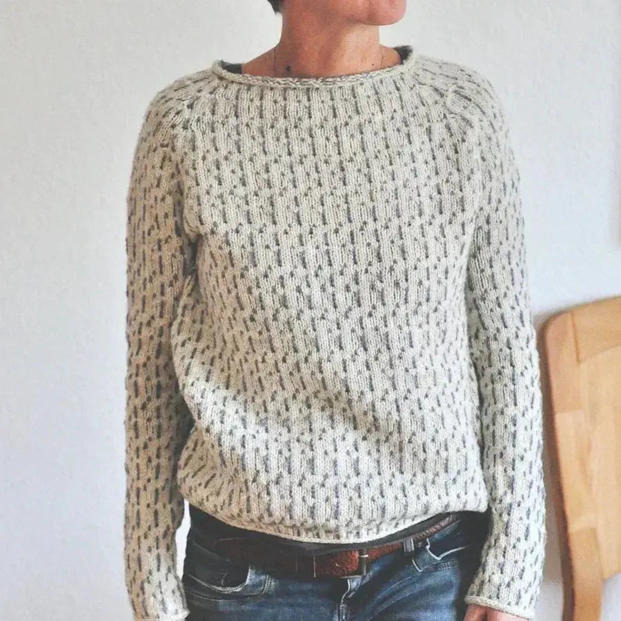 Textured Knit Crew Sweater Jasmine's Boutique Australia