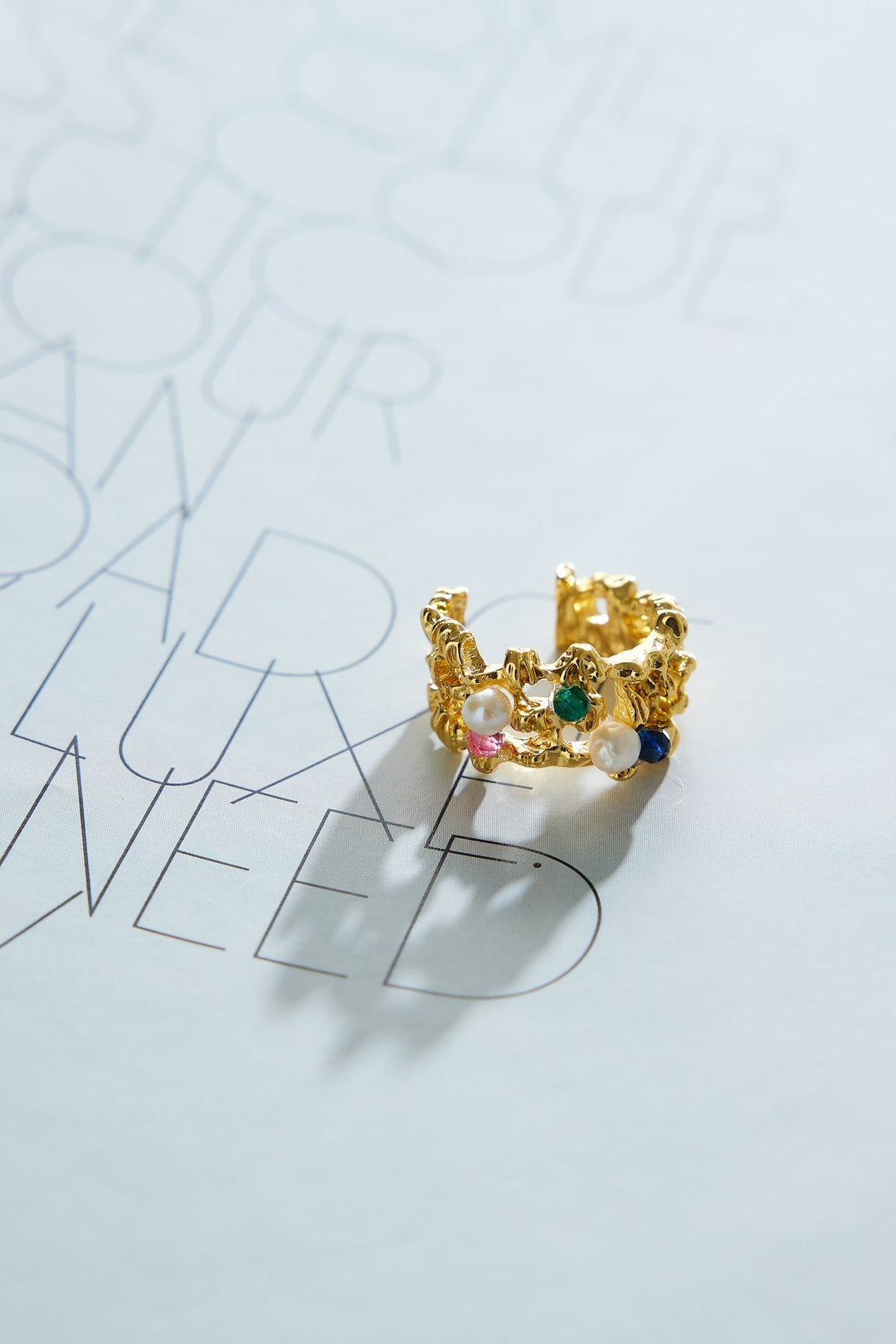 18 Karat Gold Ring with Precious Stones Jasmine's Boutique Australia