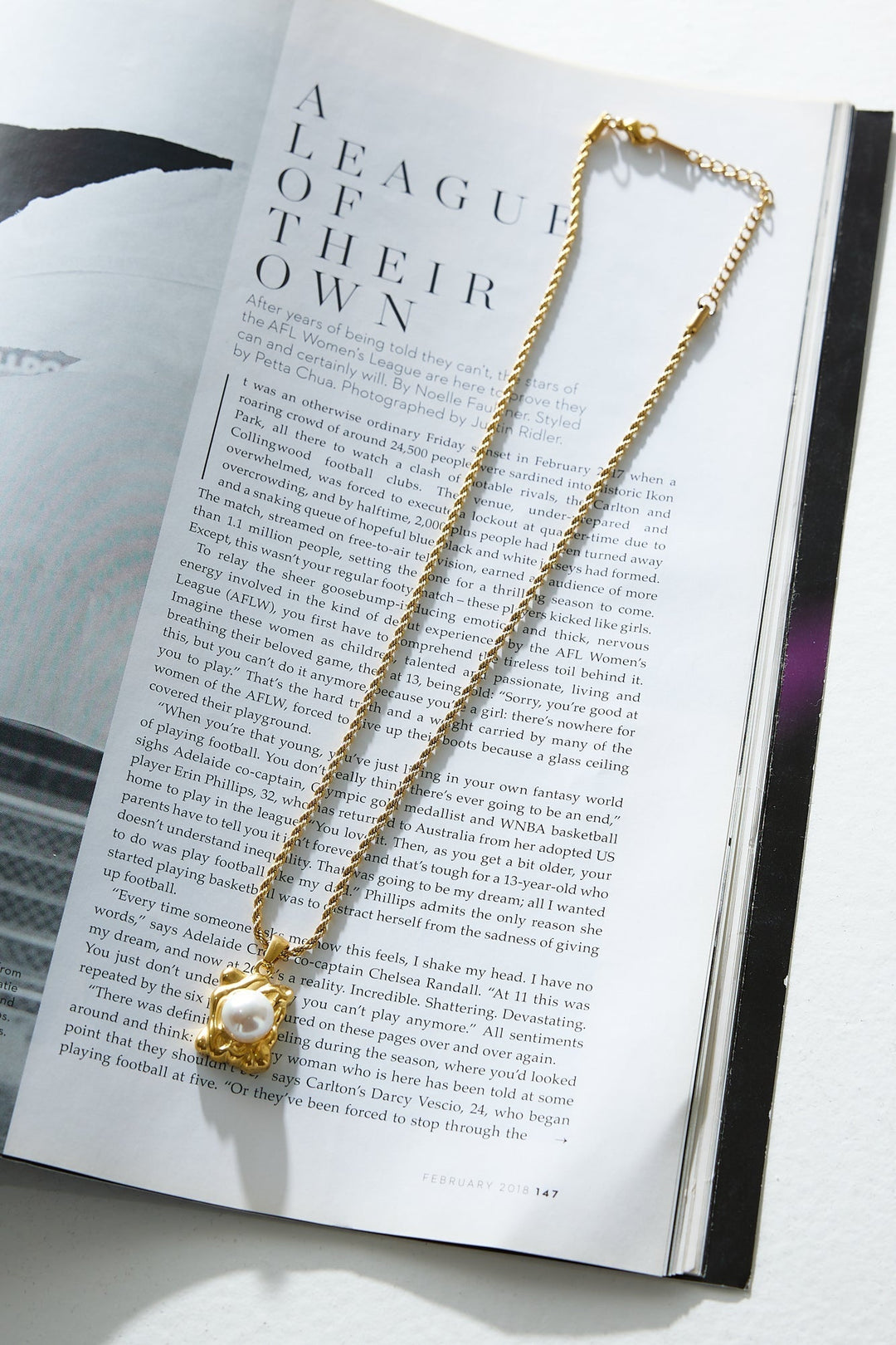 18 Karat Gold Vintage Love Necklace Jasmine's Boutique Australia