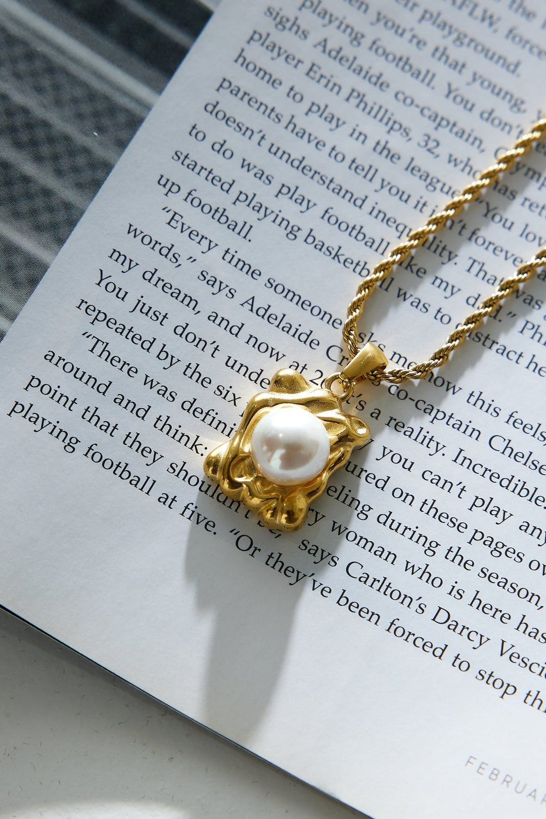 18 Karat Gold Vintage Love Necklace Jasmine's Boutique Australia