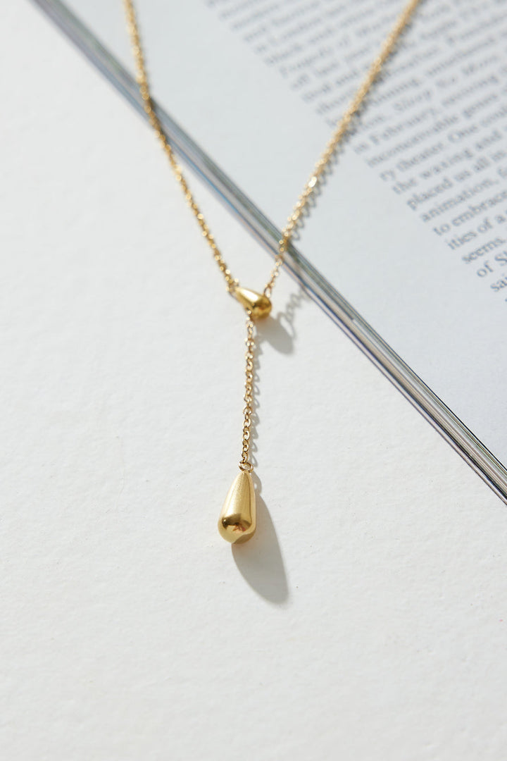 18 Karat Gold-Plated Ring with Bell Necklace Jasmine's Boutique Australia