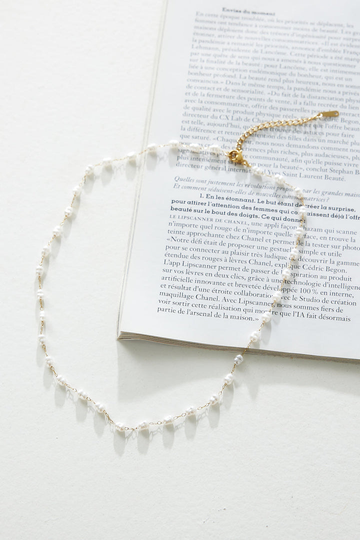 18 Karat Gold-Plated Freshwater Necklace Jasmine's Boutique Australia