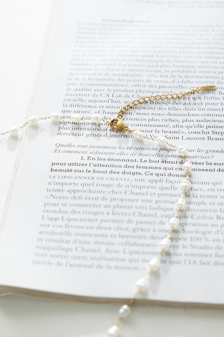 18 Karat Gold-Plated Freshwater Necklace Jasmine's Boutique Australia
