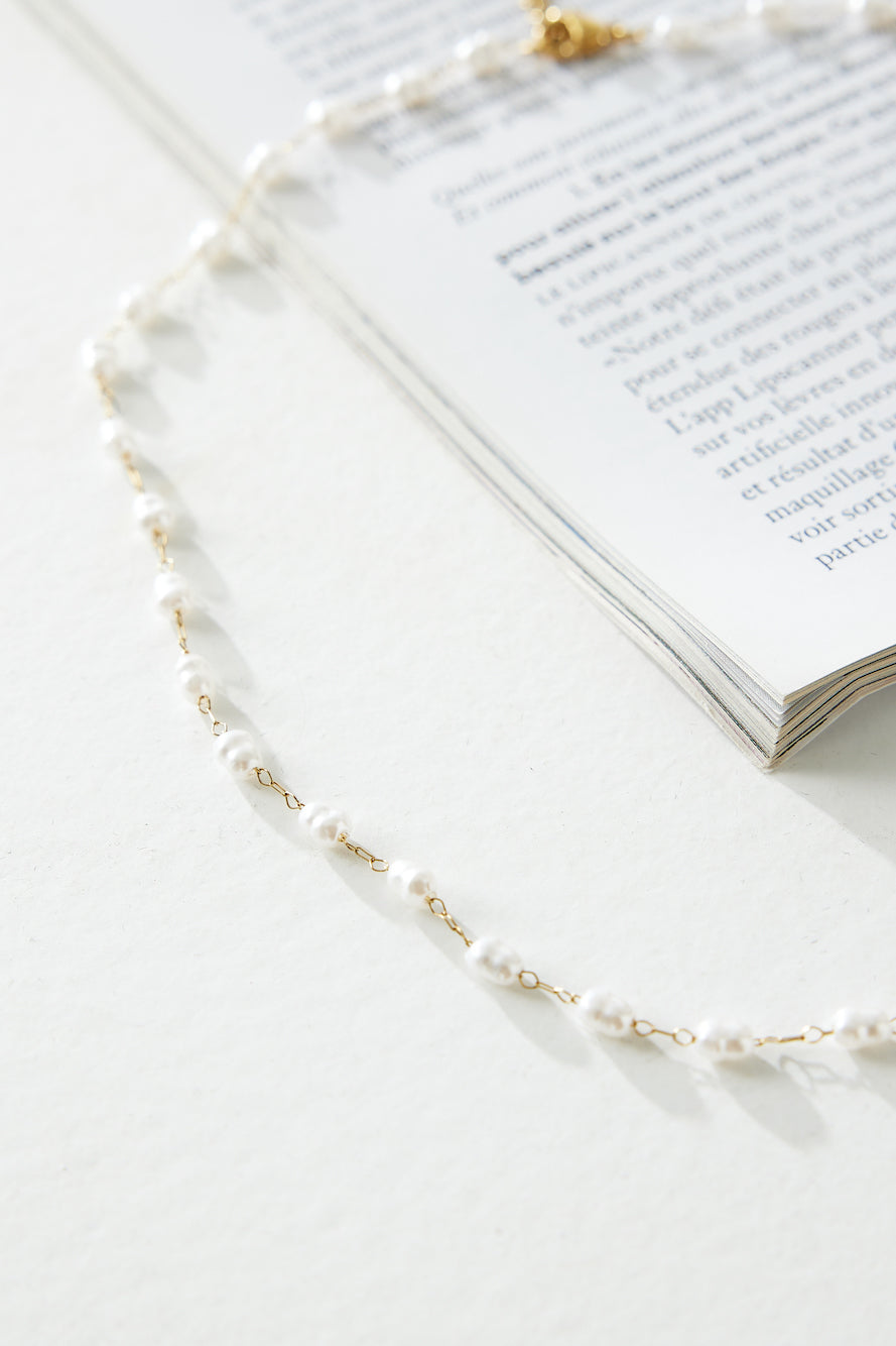 18 Karat Gold-Plated Freshwater Necklace Jasmine's Boutique Australia