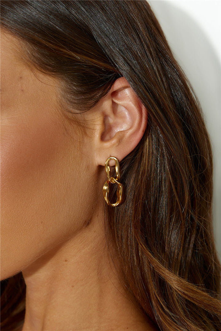 18 Karat Gold-Plated Everyone Wants Earrings Jasmine's Boutique Australia