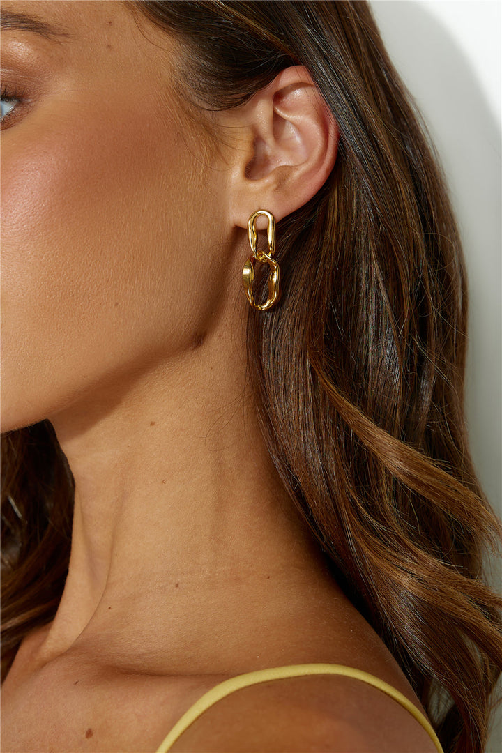 18 Karat Gold-Plated Everyone Wants Earrings Jasmine's Boutique Australia
