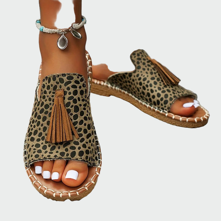 Boho Tassel Slip-On Sandals Jasmine's Boutique Australia