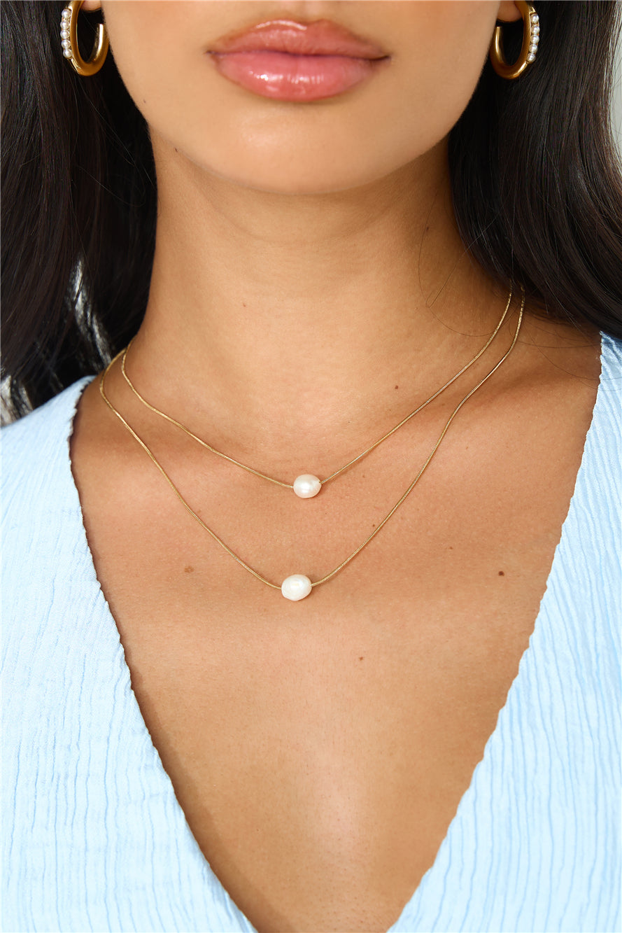 18 Karat Gold-Plated Ocean Surprise Necklace Jasmine's Boutique Australia