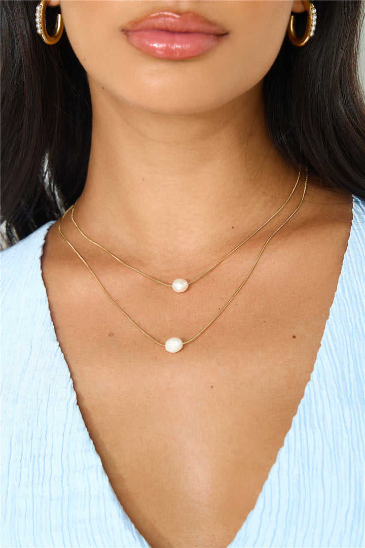 18 Karat Gold-Plated Ocean Surprise Necklace Jasmine's Boutique Australia