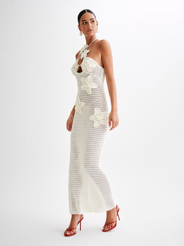 Kyla Floral Crochet Maxi Dress Jasmine's Boutique Australia