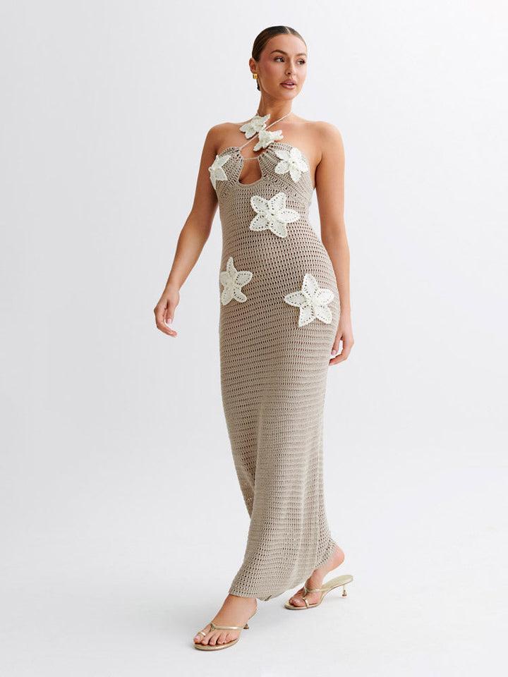Kyla Floral Crochet Maxi Dress Jasmine's Boutique Australia