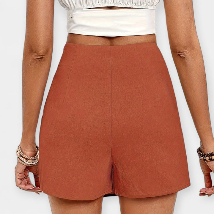 High-Waisted Shorts with Skirt Jasmine's Boutique Australia