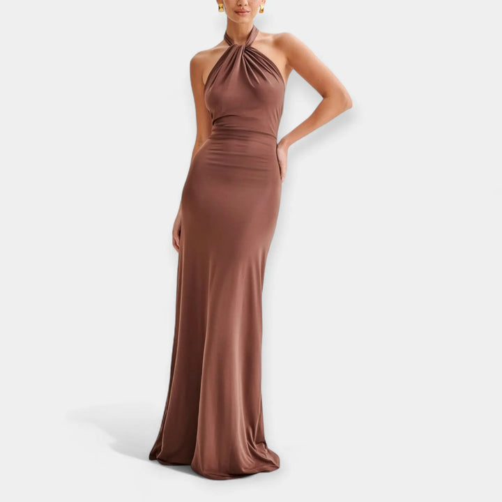 Maxi Dress with Neck Tie Jasmine's Boutique Australia
