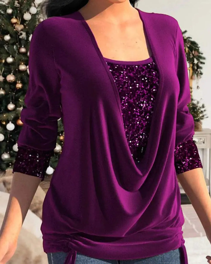 Sparkle Drape Top Jasmine's Boutique Australia