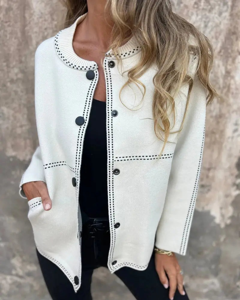 Heather Grey Button-Front Cardigan Jasmine's Boutique Australia