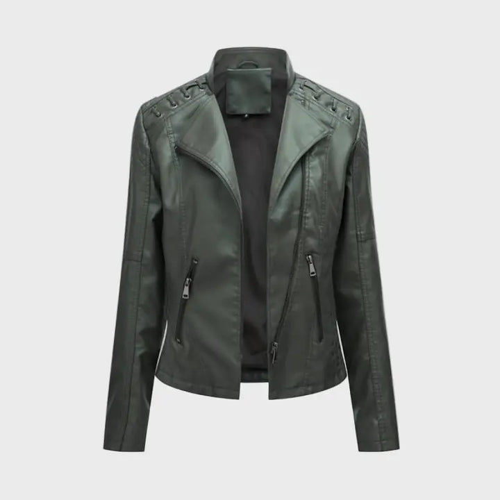 Ruby Edge Leather Jacket Jasmine's Boutique Australia