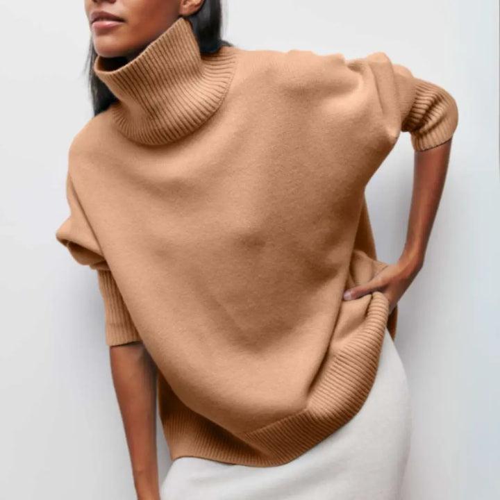 Arctic Sky Oversized Turtleneck Sweater Jasmine's Boutique Australia