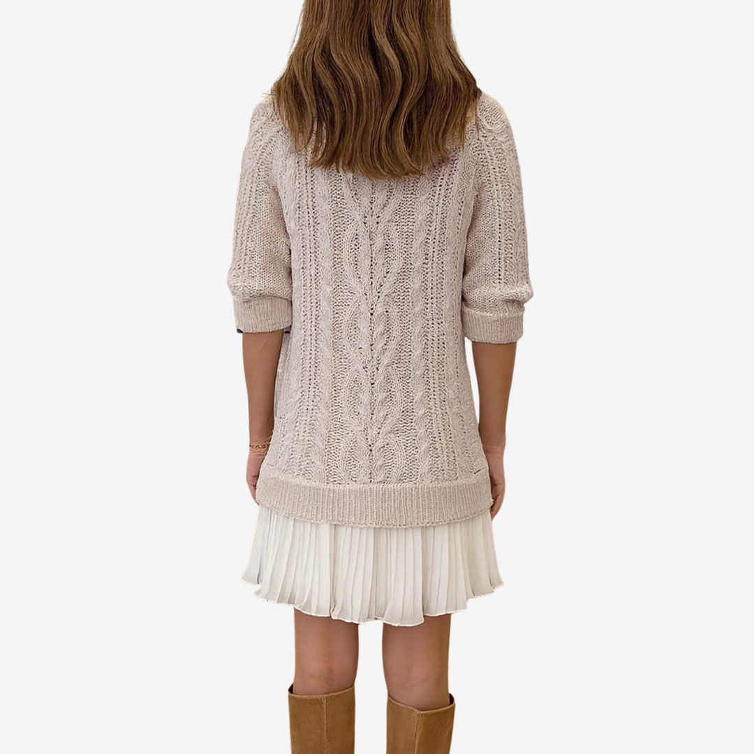 Chloe | Knitted Sweater Dress  Liora Lane Boutique Dress