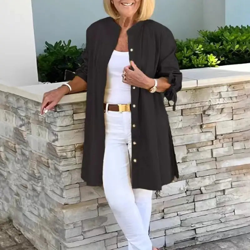 Radiance Flow Longline Shirt Jasmine's Boutique Australia