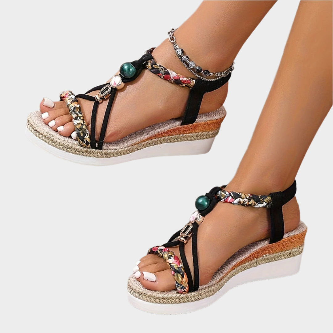 Sandals with Comfortable Sole and Platform Liora Lane Boutique