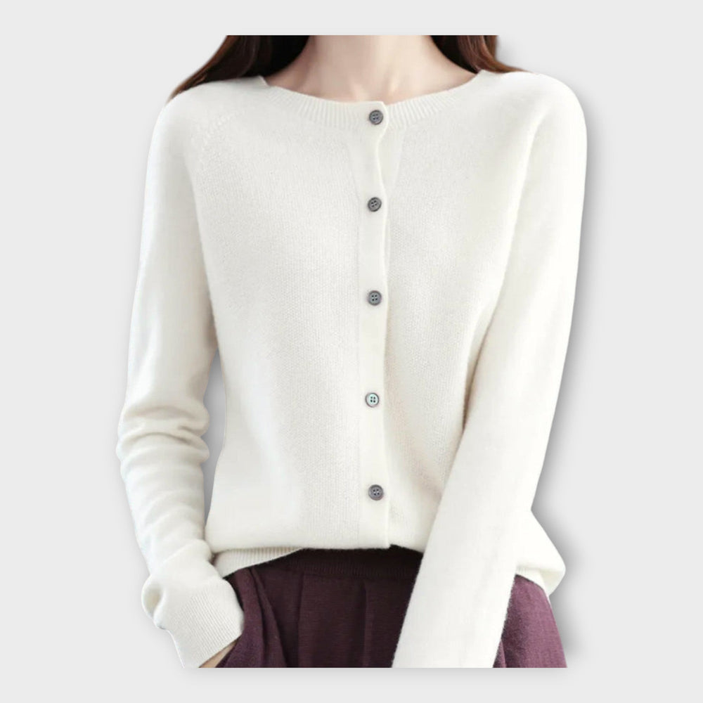 Elegant Buttoned Cardigan Liora Lane Boutique