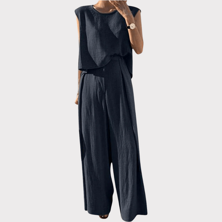 Dayanna | Wide-Leg Two-Piece Set Liora Lane Boutique