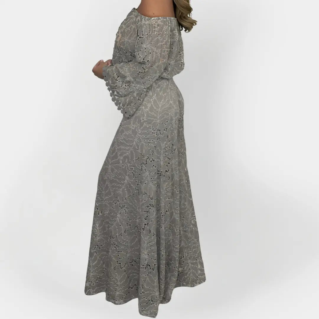 Full-Length Jumpsuit with Off-Shoulder Design and Lace Jasmine's Boutique Australia