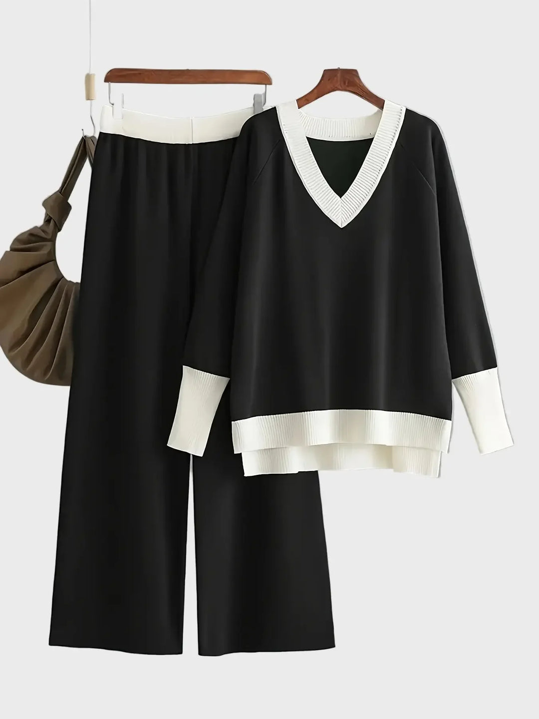 Chic Houndstooth Lounge Set Jasmine's Boutique Australia