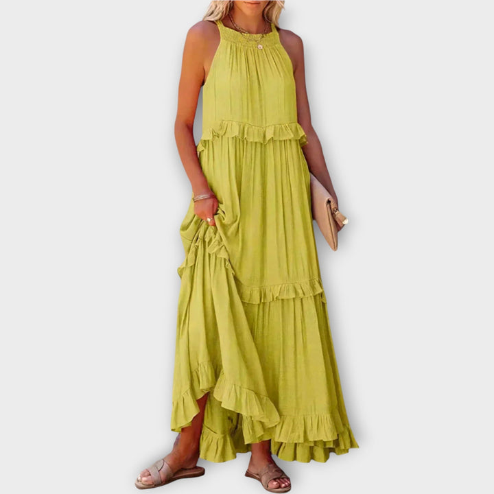Dress with Thin Straps and Elegant Line Jasmine's Boutique Australia