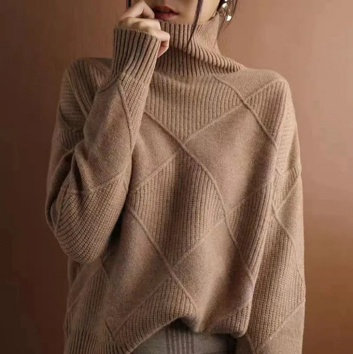 Ava | Elegant Jumper  Liora Lane Boutique Jacket & Coats Brown / UK 24 (5XL) 39.95