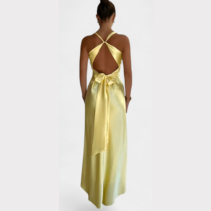 Dolores Sleeveless Twist-Waist Maxi Dress Liora Lane Boutique