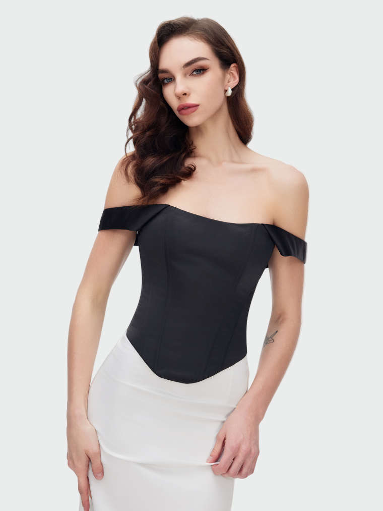 Eterna Off-Shoulder Corset Gown Jasmine's Boutique Australia