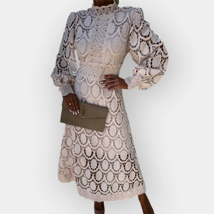 Romantic Dress with Lace Details Jasmine's Boutique Australia
